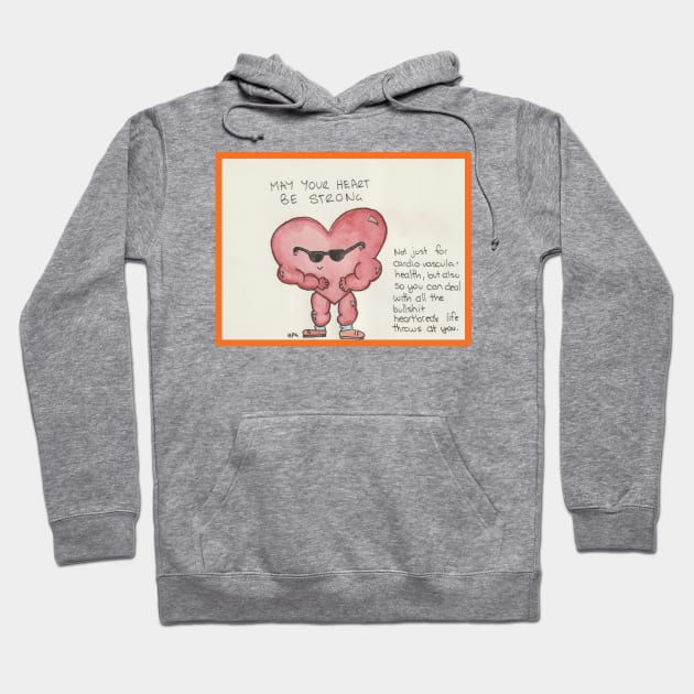 Strong Heart Hoodie by HFGJewels